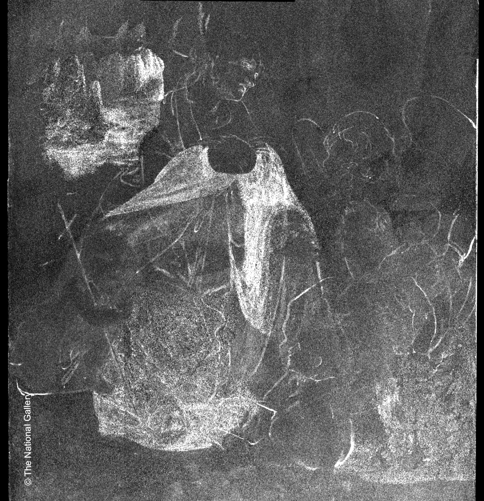 杰作的演变:达芬奇的“岩石上的处女”:锌地图收集的M6 JETSTREAM，显示了达芬奇的原始计划的绘画