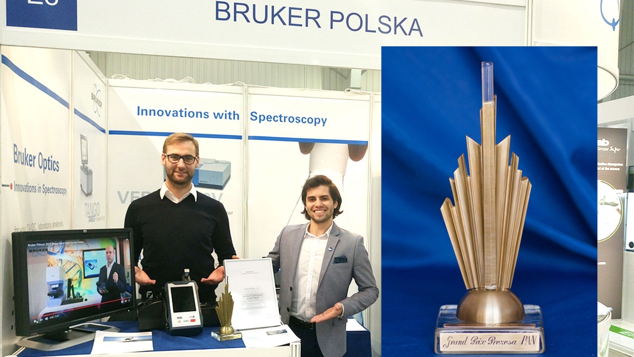 我们的BRAVO拉曼手持式光谱仪在2018年Eurolab上获得了波兰科学院总统大奖赛的荣誉。