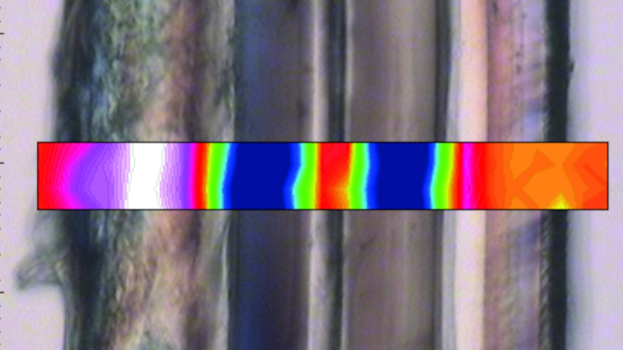红外光谱이미징을 통해 다층 구조를 쉽게 분석할 수 있습니다.